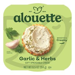 Alouette Garlic & Herb Soft Spreadable Cheese