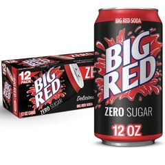 Big Red Zero Sugar Soda Cans - 12-12 Fl. Oz.