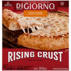DiGiorno Rising Crust Four Cheese Frozen Pizza, 24.6 oz