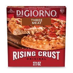 DiGiorno Rising Crust Three Meat Frozen Pizza, 27.1 oz