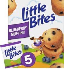 Entenmann's Little Bites Real Blueberries Blueberry Mini Muffins 5 Packs 7.5 oz Multipack 5 Cnt