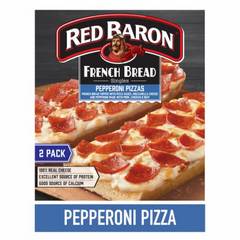 Red Baron Pepperoni French Bread Frozen Personal Pizza, 10.8 oz