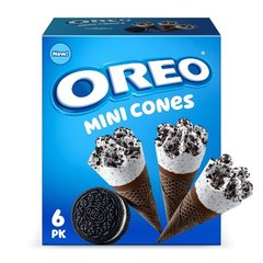Oreo Frozen Dairy Mini Dessert Cones