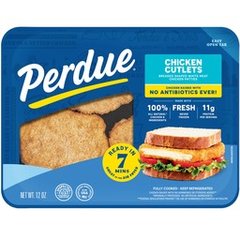 Perdue Refrigerated Fully Cooked Breaded Chicken Breast Cutlets