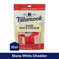 Tillamook Sharp White Cheddar Snack Cheese