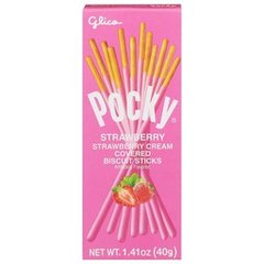 Glico Pocky Biscuit Sticks Strawberry Cream 1.41 oz