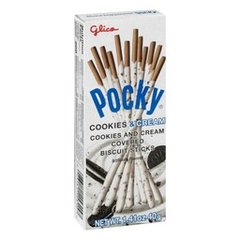 Glico Pocky Cookies and Cream Covered Biscuit Sticks 1.41 oz