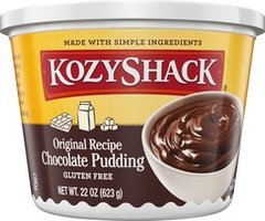 Kozy Shack Chocolate Pudding Gluten Free Dessert 22 oz Tub 22 oz