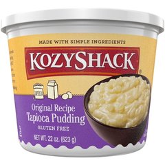 Kozy Shack Tapioca Pudding Tub Gluten Free Dessert