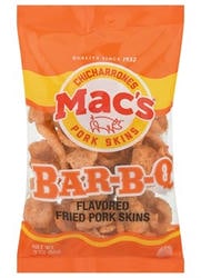 Mac's BBQ Flavored Fried Pork Skins, 3 oz