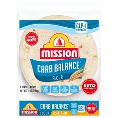 Mission Carb Balance Super Soft Soft Taco Flour Tortilla Wraps