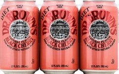 Dr Brown's Diet Black Cherry Soda 6 Pack
