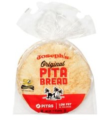 Joseph's Original White Pita Bread 1 Pack 4 Count 11 oz
