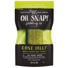 OH SNAP! Gone Dilly Whole Kosher Dill Pickle - 3oz
