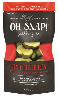 OH SNAP! Hottie Bites Hot N' Spicy Pickle Snack Pack - 3.25oz