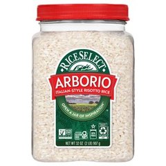 Riceselect Arborio Risotto Rice Gluten Free Non Gmo 32 oz 32 oz Jar