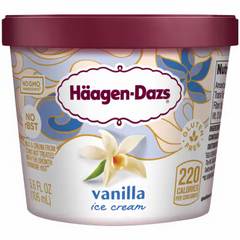 Häagen-dazs Vanilla Ice Cream Cup 3.6 oz
