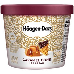 Haagen Dazs Caramel Cone Ice Cream Cup
