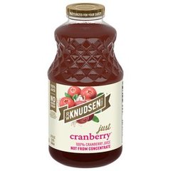 R W Knudsen Just Cranberry 100% Juice Bottle