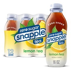 Snapple Zero Sugar Lemon Tea 16 fl oz 12 Count