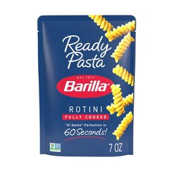 Barilla Ready Pasta Rotini Fully Cooked Non-gmo Microwave Pasta