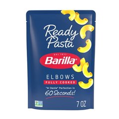 Barilla 60 Second Fully Cooked Elbows Macaroni Ready Pasta Microwavable