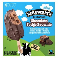 Ben & Jerry's Caramel Blondie Ice Cream Bars 4 ct