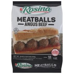Rosina Angus Beef Meatballs 18 oz 18 oz Bag