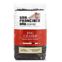 San Francisco Bay Coffee Fog Chaser Blend Medium Dark Roast Whole Bean Coffee - 32oz