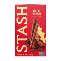 Stash Tea Chai Spice Black Tea Bags, 20 Ct