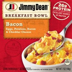 Jimmy Dean Breakfast Bowl Bacon Frozen Bowl 7 oz Box