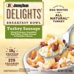 Jimmy Dean Delights Turkey Sausage Breakfast Bowl, 7 oz