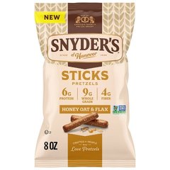 Snyders Of Hanover Pretzels Honey Oat Flax - 8 OZ