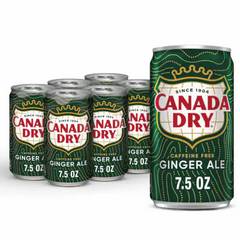 Canada Dry Ginger Ale Caffeine Free Soda Cans