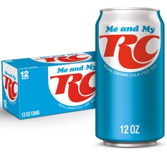Rc Cola Soda 12 pk Cans 12 oz