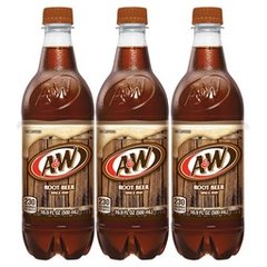 A&W Root Beer Caffeine Free Soda 6 pk Bottles,.5 L