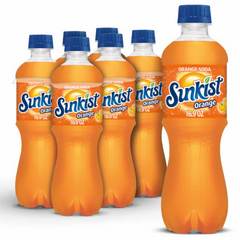 Sunkist Orange Soda 6 pk Bottles 5 L