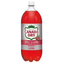 Canada Dry Zero Sugar Caffeine Free Cranberry Ginger Ale Soda