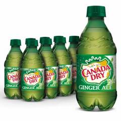 Canada Dry Ginger Ale Soda Bottles