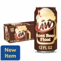 A&w Root Beer Float Soda 12 pk Cans 12 oz