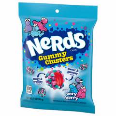 Nerds Very Berry Gummy Clusters Candy, 5 oz