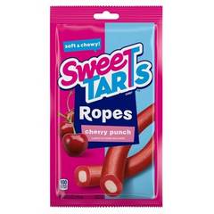 Sweetarts Soft & Chewy Ropes Cherry Punch Flavor 5 oz Pack