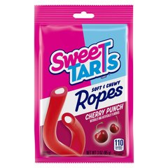 SweeTARTS Ropes, Candy, Cherry Punch, Soft and Chewy, 3 oz