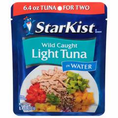 Starkist Wild Caught Light Tuna in Water 6.4 oz Pouch 6.4 oz