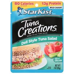 Starkist Tuna Creations Deli Style Tuna Salad 2.6 oz Pouch 3 oz
