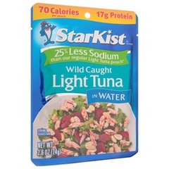 StarKist 25% Less Sodium Light Tuna in Water Pouch