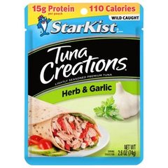 Starkist Tuna Creations Herb & Garlic 2.6 oz Pouch 2.6 oz