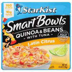 StarKist Smart Bowls Latin Citrus Quinoa and Beans with Tuna Pouch