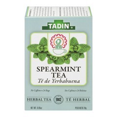 TADIN Herbal Tea No Caffeine Spearmint - 24 Count