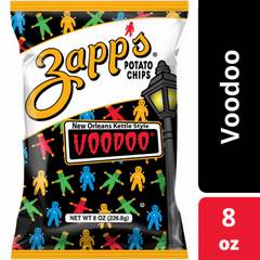 Zapp's Voodoo New Orleans Kettle Style Potato Chips 8 oz 8 oz